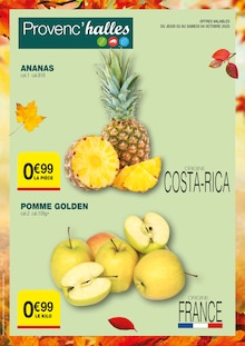 Prospectus Provenc’halles à Le Corbier, "CHEZ NOUS, L’AUTOMNE SE SAVOURE À PETIT PRIX !", 5 pages de promos valables du 30/09/2025 au 12/10/2025