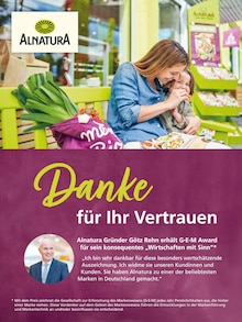 Alnatura Prospekt der aktuellen Woche, gültig von 01.05.2025 bis 31.05.2025 Aktueller Alnatura Prospekt "Alnatura Magazin" mit 60 Seiten
