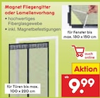 Magnet Fliegengitter oder Lamellenvorhang im Netto Marken-Discount Prospekt Magnet Fliegengitter oder Lamellenvorhang von im aktuellen Netto Marken-Discount Prospekt für 9,99 €