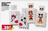 Mickey Mouse Partner-Bettwäsche Angebote bei Marktkauf Aalen für 39,99 €