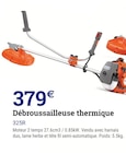 Espace Emeraude Pineuilh - Promo Débroussailleuse thermique 325R Promo Débroussailleuse thermique 325R à 379,00 € dans le catalogue Espace Emeraude à Pineuilh
