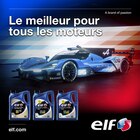 25% DE REMISE IMMÉDIATE SUR LES HUILES - ELF en promo chez Auchan Hypermarché Dunkerque