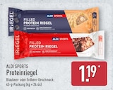 Filled Protein Riegel Blaubeer Geschmack von ALDI SPORTS im aktuellen ALDI Nord Prospekt