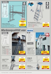 Leiter im toom Baumarkt Prospekt in Hilden Aktueller toom Baumarkt Prospekt mit Leiter, "Respekt, wer's selber macht.", Seite 16