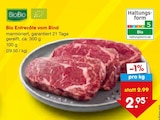 Aktuelle Rindfleisch Angebote bei Netto Marken-Discount in Erlangen Aktuelles Bio Entrecôte vom Rind Angebot bei Netto Marken-Discount in Erlangen ab 2,95 €