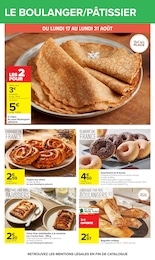 Prix et réduction Viennoiserie dans le prospectus Carrefour en cours Offre Viennoiserie dans le catalogue Carrefour du moment à la page 21