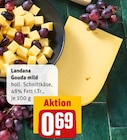 Gouda mild im Angebot bei REWE in Bottrop Gouda mild Angebote von Landana bei REWE Bottrop für 0,69 €