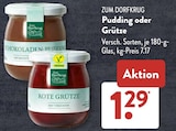 Schokoladen-Pudding von Zum Dorfkrug für 1,29 € bei ALDI SÜD im Angebot Schokoladen-Pudding von Zum Dorfkrug im aktuellen ALDI SÜD Prospekt