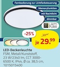 LED-Deckenleuchte von Lampura im aktuellen ROLLER Prospekt