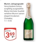 GLOBUS - Jahrgangssekt Angebot im Prospekt Jahrgangssekt bei GLOBUS im Prospekt "" für 3,69 €