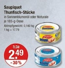 Thunfisch-Stücke von Saupiquet im aktuellen V-Markt Prospekt für 2,49 €