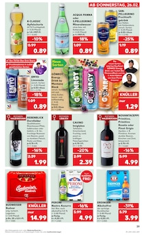 Energydrink im Kaufland Prospekt "Aktuelle Angebote" mit 70 Seiten (Aalen)