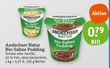 Bio-Sahne Pudding von Andechser Natur im aktuellen tegut Prospekt für 0,79 €