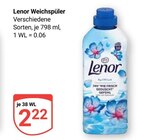 Weichspüler im Angebot bei GLOBUS in Bensheim Weichspüler Angebote von Lenor bei GLOBUS Bensheim für 2,22 €