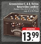 Naturtrübes Landbier Angebote von Grevensteiner C. & A. Veltins bei EDEKA Reken für 13,99 €