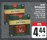 Aktuelles Kaffeekapseln Angebot bei EDEKA in Weiden (Oberpfalz) ab 4,44 €