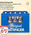 Bier Angebote von Original Oettinger bei GLOBUS Oberhausen für 6,99 €
