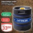 Fassbier im Angebot bei GLOBUS in Saarbrücken Fassbier Angebote von Oettinger bei GLOBUS Saarbrücken für 33,00 €