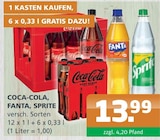 Getränke A-Z Schenkenberg - COCA-COLA Angebot im Prospekt COCA-COLA bei Getränke A-Z im Schenkenberg Prospekt für 13,99 €