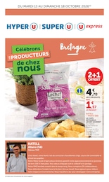 Catalogue Supermarchés U Express en cours à Treffiagat et alentours, Célébrons LES PRODUCTEURS de chez nous, 4 pages, 13/10/2026 - 18/10/2026