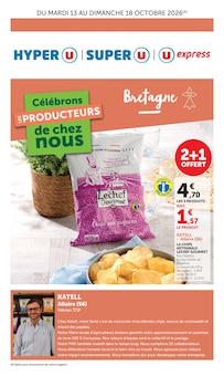 Catalogue de la semaine "Célébrons LES PRODUCTEURS de chez nous" avec 1 pages, valide du 13/10/2026 au 18/10/2026 pour Saint-Brieuc et alentours Prospectus de la semaine "Célébrons LES PRODUCTEURS de chez nous" avec 1 pages, valide du 13/10/2026 au 18/10/2026 pour Saint-Brieuc et alentours