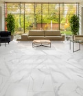 Carrelage de sol interieur "statuario" en promo chez Brico Dépôt Carrelage de sol interieur "statuario" dans le catalogue Brico Dépôt