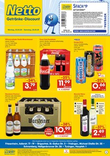 Cola im aktuellen Netto Marken-Discount Prospekt (Lahr (Schwarzwald)) Cola im Netto Marken-Discount Prospekt "DER ORT, AN DEM DU IMMER AUSGEZEICHNETE PREISE FINDEST." mit 2 Seiten (Lahr (Schwarzwald))