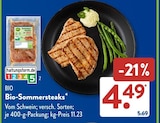 Bio-Sommersteaks bei ALDI SÜD im Saarbrücken Prospekt für 4,49 €