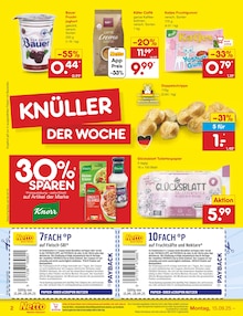 Aktueller Netto Marken-Discount Prospekt "Aktuelle Angebote" Seite 2 von 60 Seiten für Schwaan