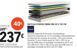 Matelas hybride one 90 x 190 cm - EMMA en promo chez E.Leclerc Chartres à 237,00 €