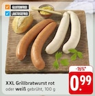 EDEKA Neu-Isenburg - XXL Grillbratwurst rot oder weiß gebrüht Angebot im Prospekt XXL Grillbratwurst rot oder weiß gebrüht bei EDEKA im Neu-Isenburg Prospekt für 0,99 €