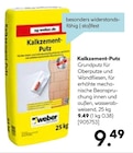 Kalkzement-Putz von weber im aktuellen Hellweg Prospekt