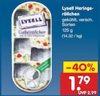 Heringsröllchen von Lysell im aktuellen Netto Marken-Discount Prospekt für 1,79 €