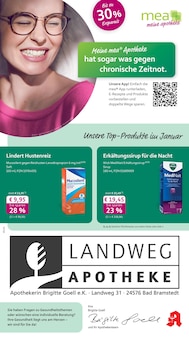 mea - meine apotheke Prospekt Unsere Januar-Angebote mit 4 Seiten