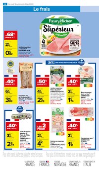 Promo Fromage râpé dans le catalogue Carrefour Market du moment à la page 8