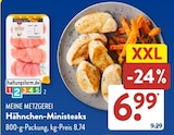 Aktuelles Hähnchen-Ministeaks Angebot bei ALDI SÜD in Offenbach (Main) ab 6,99 €