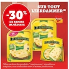 -30% de remise immédiate sur tout Leerdammer à Hyper U dans Domessin