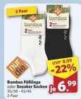 combi Meschede - Bambus Füßlinge Angebot im Prospekt Bambus Füßlinge bei combi im Meschede Prospekt für 6,99 €