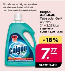 von Calgon Anti-Kalk Tabs oder Gel von Calgon