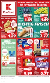 Aktueller Kaufland Supermarkt Prospekt in Mengkofen und Umgebung, "Aktuelle Angebote" mit 68 Seiten, 26.03.2026 - 01.04.2026