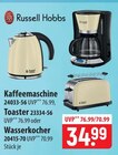 Aktuelle Kaffeevollautomat Angebote bei famila Nordost in Lübeck Aktuelles Russell Hobbs Kaffeemaschine 24033-56 Angebot bei famila Nordost in Lübeck ab 34,99 €