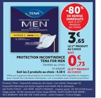 Protection incontinence for men - TENA - U Express Protection incontinence for men - TENA à 0,73 € dans le catalogue U Express