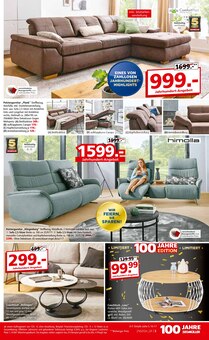 Sofa im Segmüller Prospekt "100 JAHRE SEGMÜLLER" mit 48 Seiten (Wiesbaden)