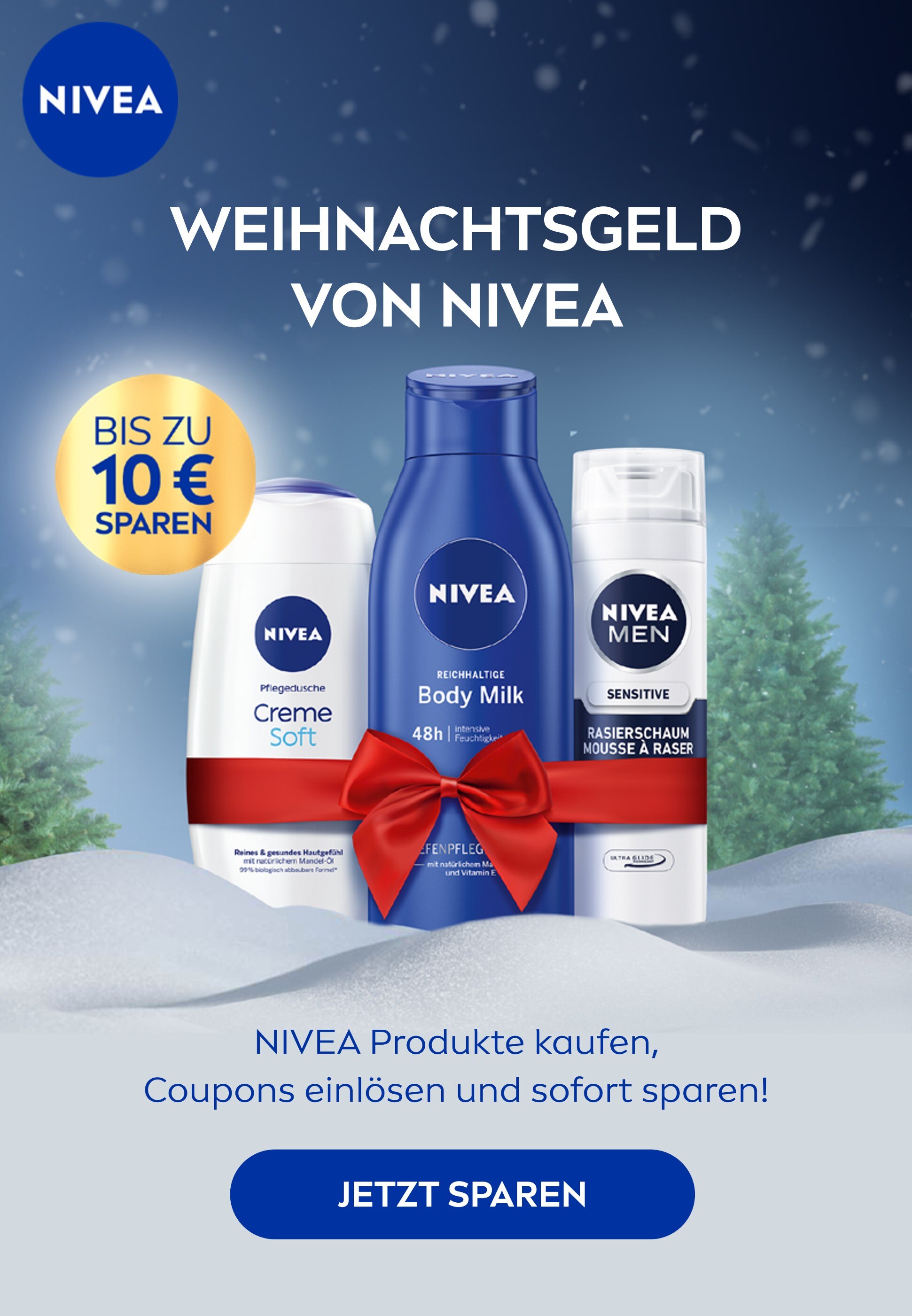 NIVEA Prospekt für Frose mit 6 Seiten NIVEA Prospekt für Frose: "Weihnachtsgeld von Nivea", 6 Seiten, 29.11.2021 - 24.12.2021