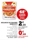 Super U Saint-Ellier - Promo Mélange de Graines Promo Mélange de Graines à 0,68 € dans le catalogue Super U à Saint-Ellier