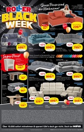 Sofa Angebote im Prospekt "ROLLER BLACK WEEK" von ROLLER auf Seite 2