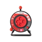 Enrouleur avec terre L.25 m H05VV-F 3G1.5 mm², LEXMAN - LEXMAN en promo à 27,90 € chez LEROY MERLIN Enrouleur avec terre L.25 m H05VV-F 3G1.5 mm², LEXMAN - LEXMAN dans le catalogue LEROY MERLIN
