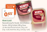 Gold Mini Adult Rind & Perlhuhn im Fressnapf Prospekt Gold Mini Adult Rind & Perlhuhn von Rinti im aktuellen Fressnapf Prospekt für 0,65 €