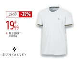 Tee-shirt - SUNVALLEY en promo chez Intersport Tee-shirt - SUNVALLEY dans le catalogue Intersport