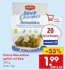 Weinblätter gefüllt mit Reis im Angebot bei Netto Marken-Discount in Heidelberg Weinblätter gefüllt mit Reis Angebote von Paliria bei Netto Marken-Discount Heidelberg für 1,99 €